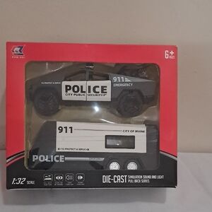 Police Die-Cast Toy Car Set